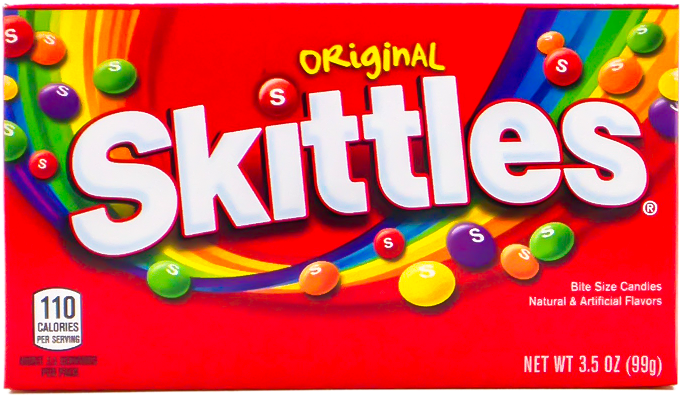 Original Skittles Candy Package