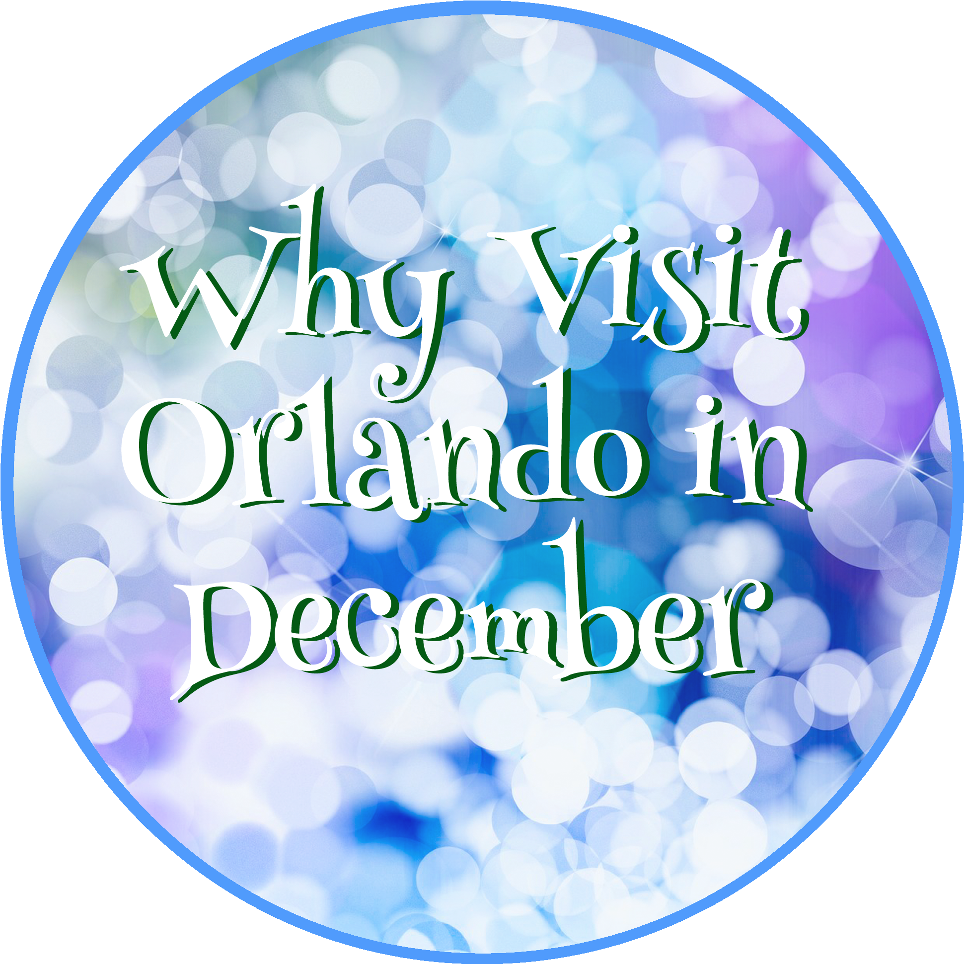 Orlando December Visit Promotion PNG with transparent background