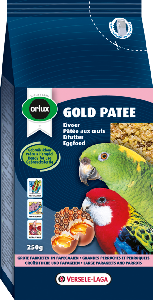 Orlux Gold Patee Parrot Food Packaging