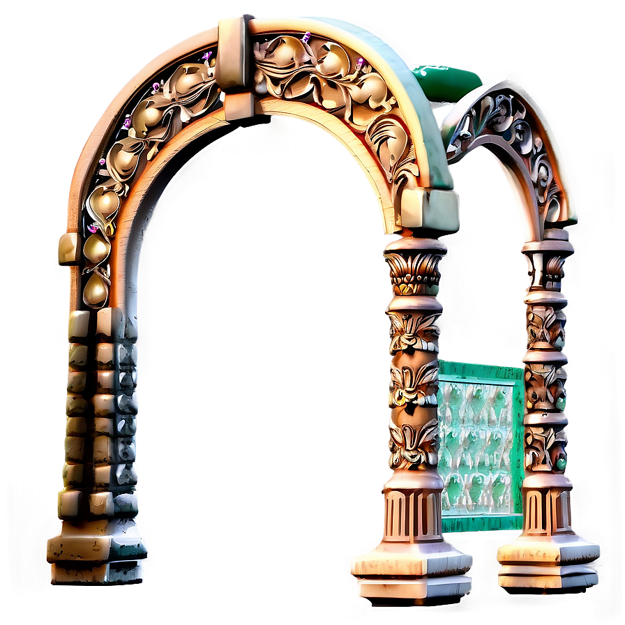 Ornamental Arch Design Png Skt50