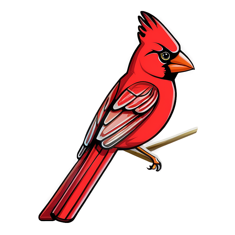 Ornamental Cardinal Design Png Xxc9