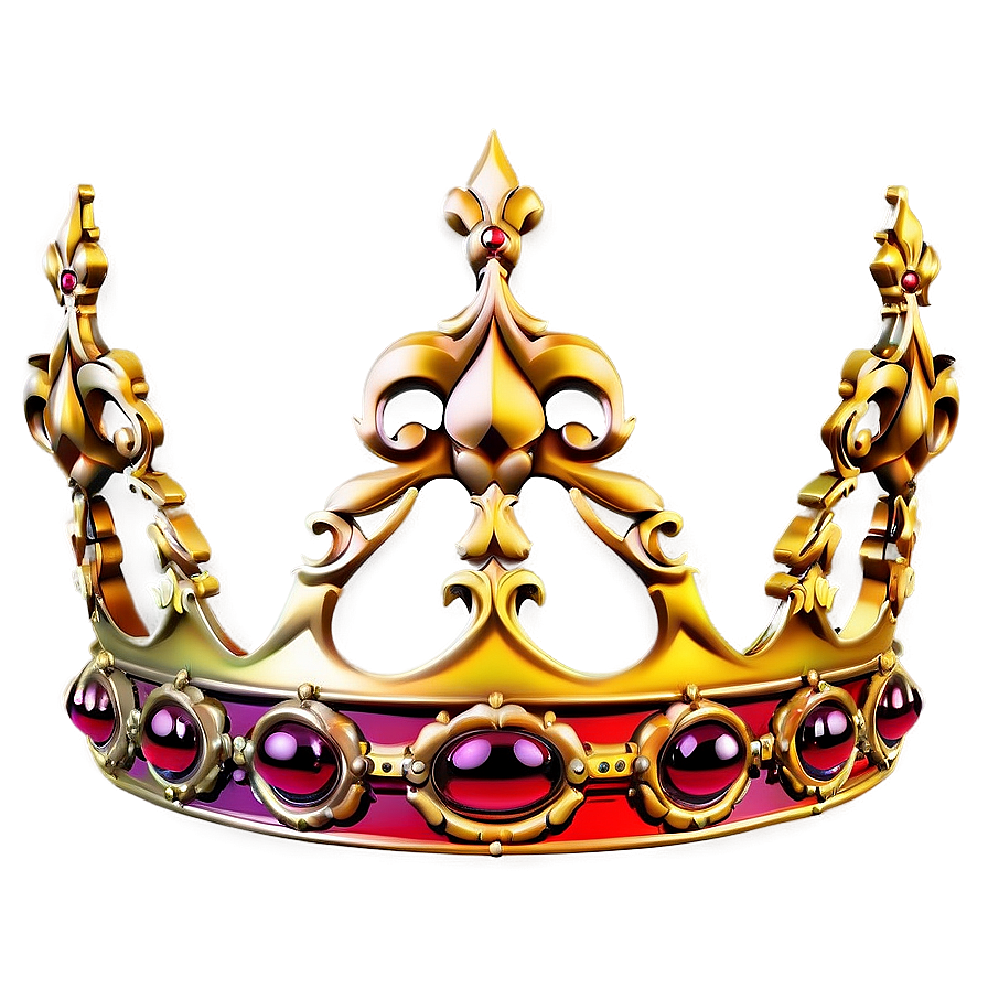 Ornate Crown Graphic Png 04302024