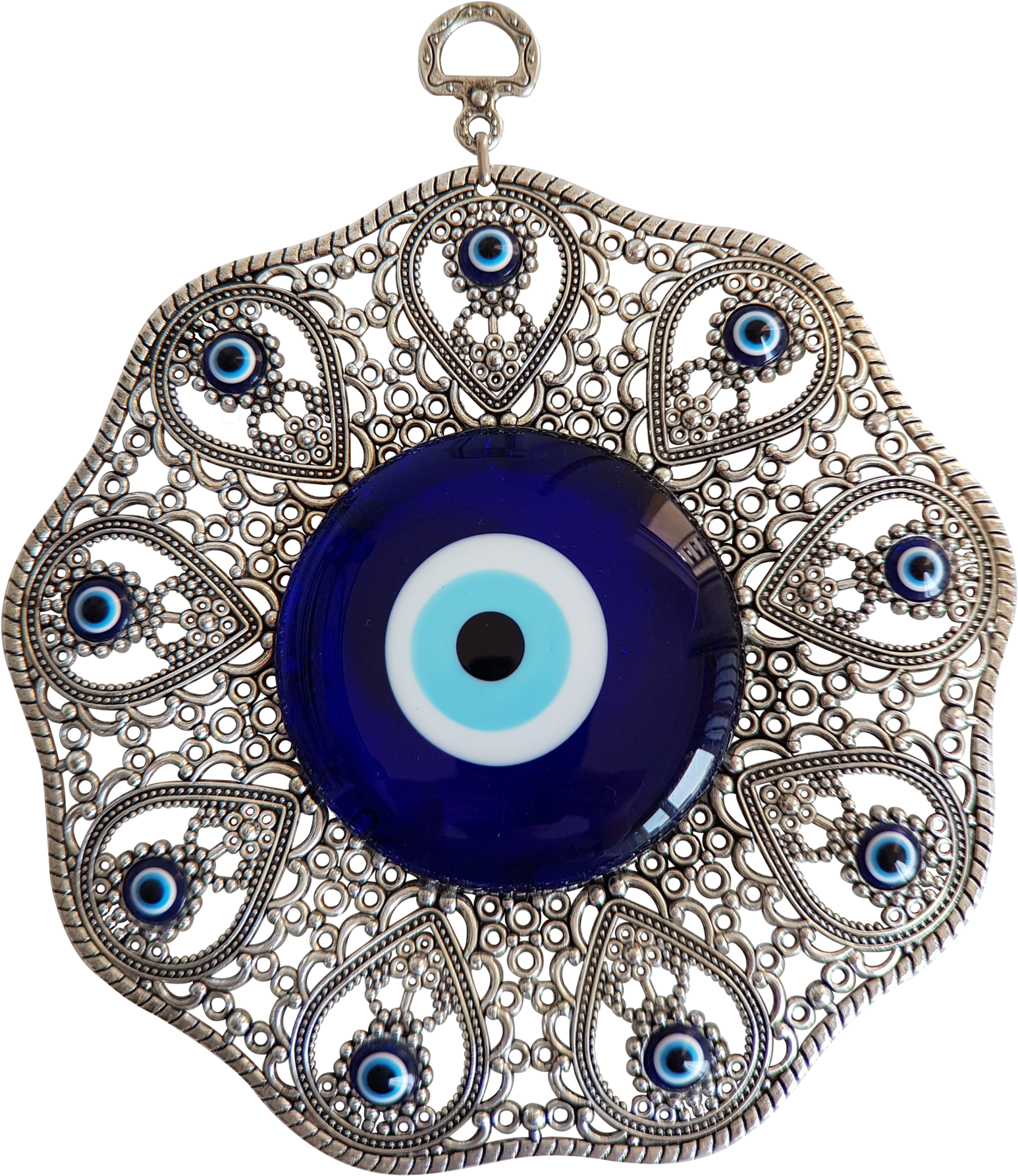 Bead Global Turkish Glass Blue Evil Eye Wall Hanging - Evil Eye Wall Hanging, HD Png Download PNG with transparent background