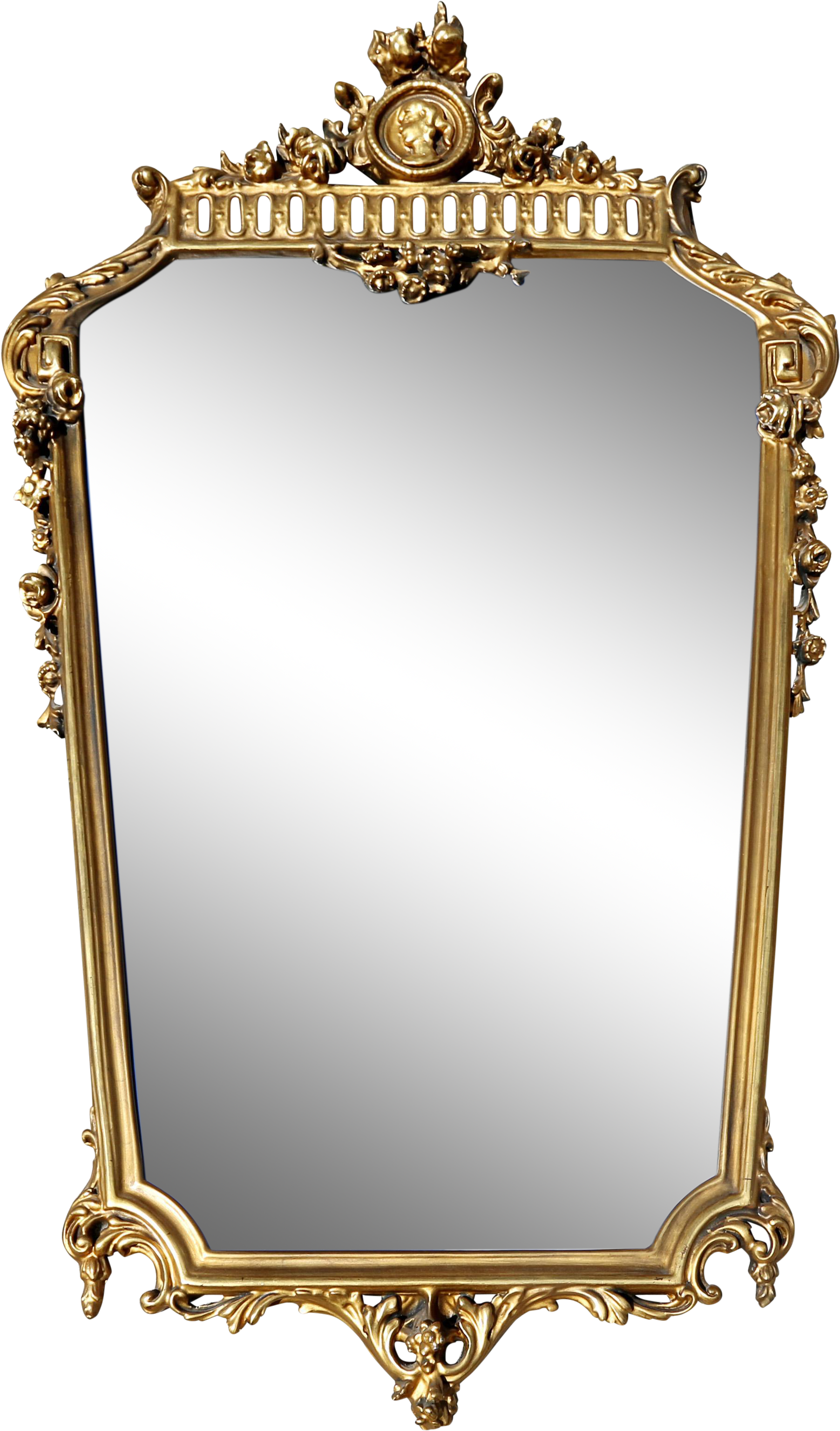Gold Vintage Mirrors Png, Transparent Png PNG with transparent background