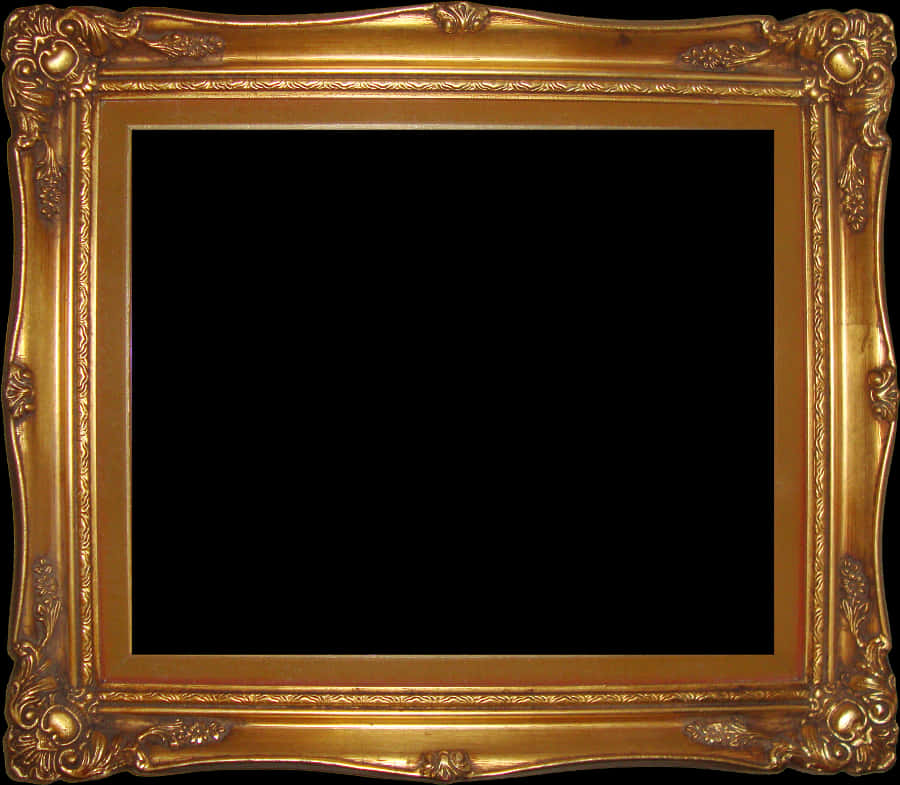 Gold Frame Png Pic - Transparent Background Picture Frame Transparent, Png Download PNG with transparent background