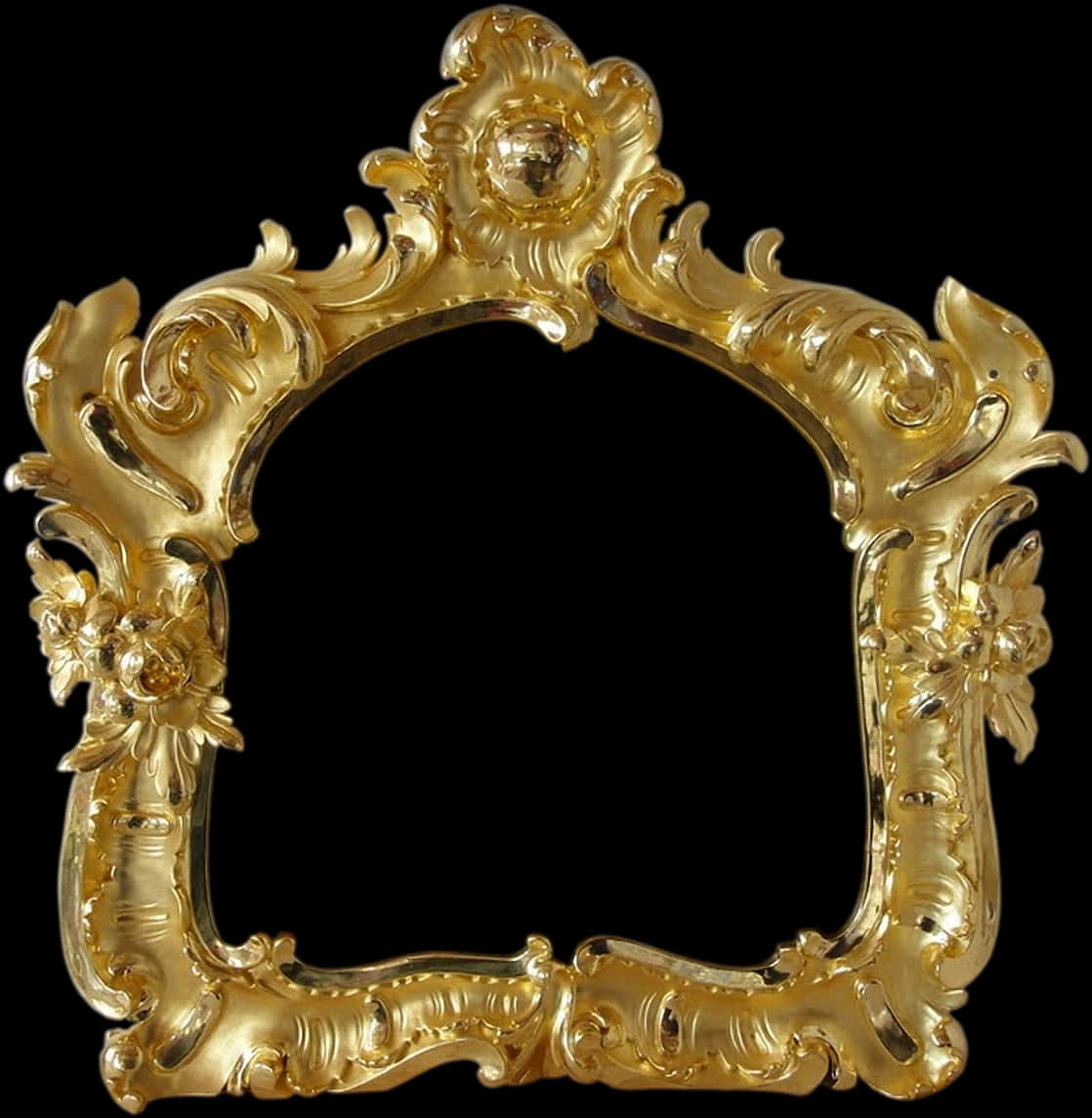 Ornate Golden Frame Design