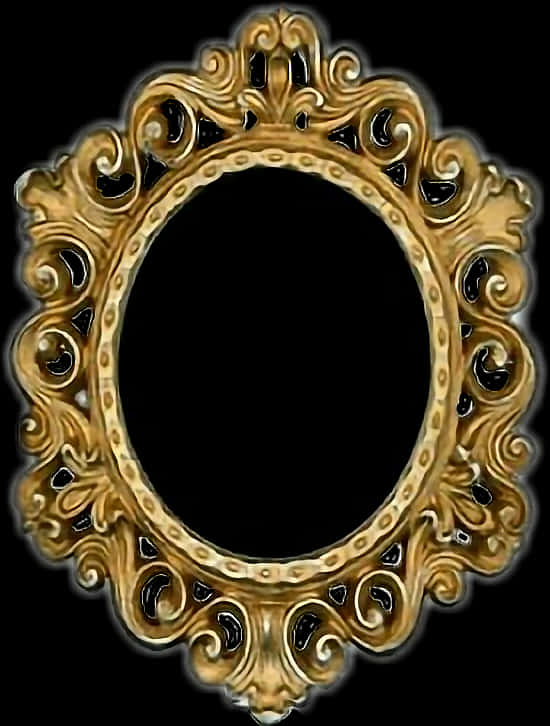 Ornate Golden Frame Design