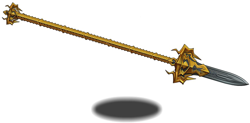 Medieval Spear Free Png Image - Golden Spear Aqw, Transparent Png PNG image with a transparent background, free high-resolution download