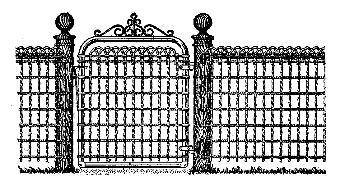 Fancy Gate PNG File PNG with transparent background