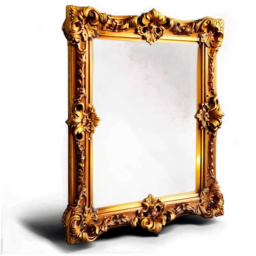 Ornate Mirror Frame PNG 06212024 PNG image with a transparent background, free high-resolution download