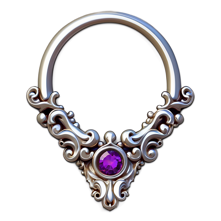 Ornate Septum Piercing Png Uiw