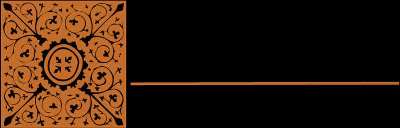 Ornate_ Tile_ Pattern_ Design PNG with transparent background