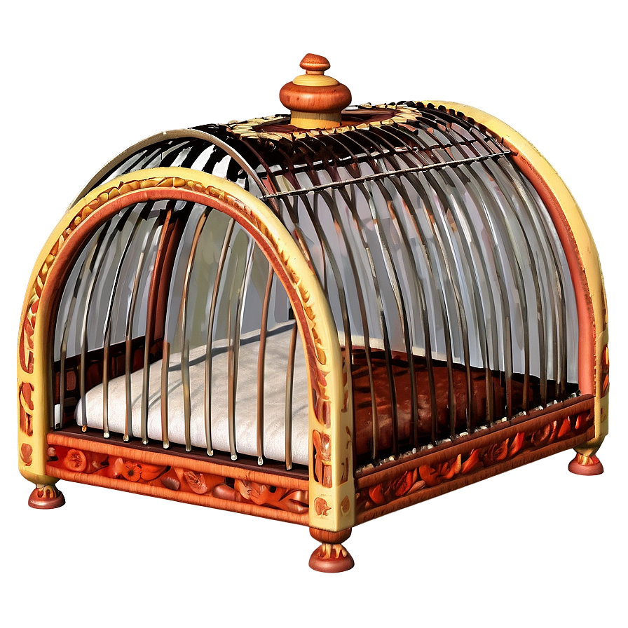 Ornate Victorian Cage Png 20