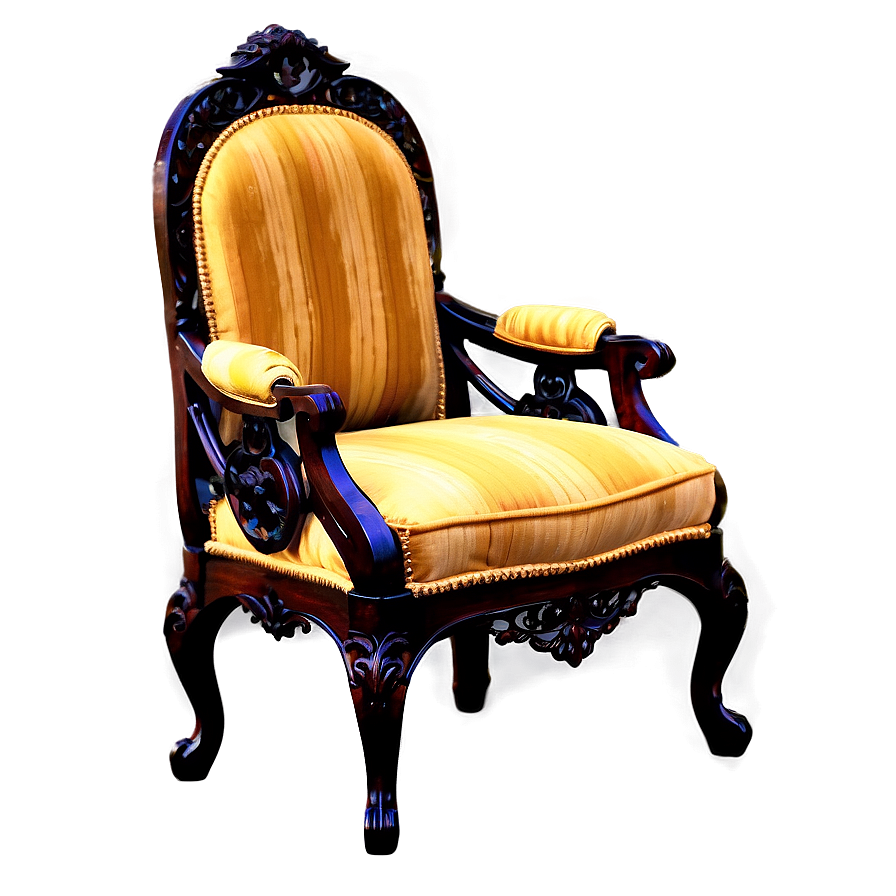 Ornate Victorian Silla Png 06242024