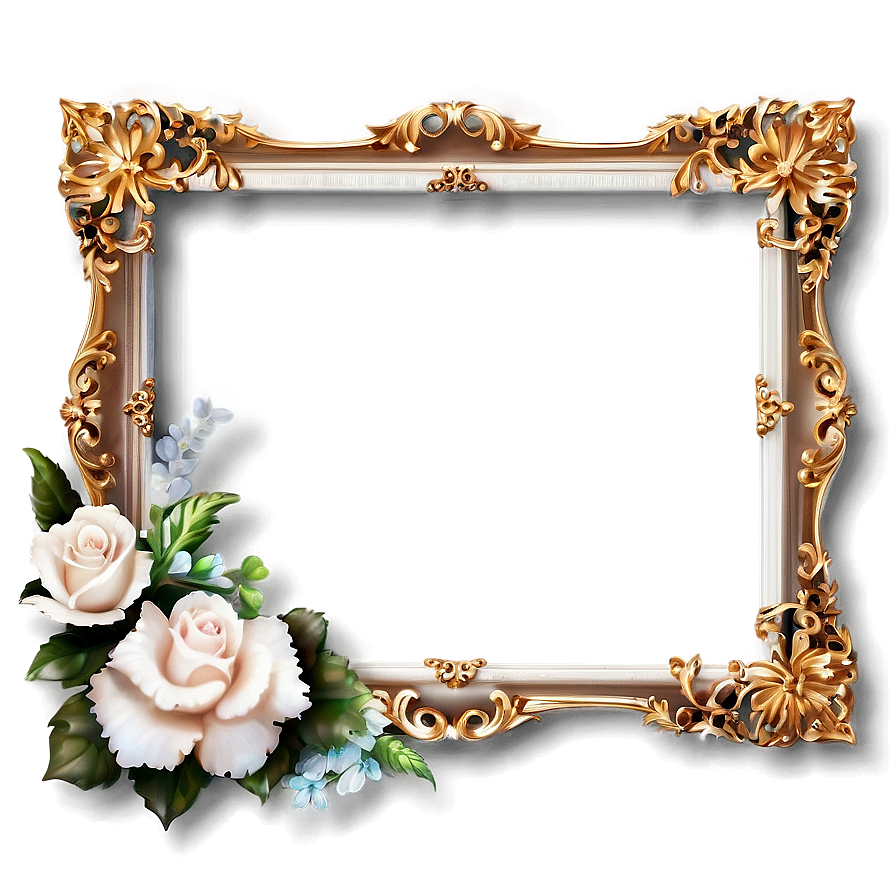 Ornate Wedding Frame Png 06262024