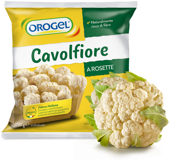 Orogel Cavolfiore Frozen Cauliflower Package