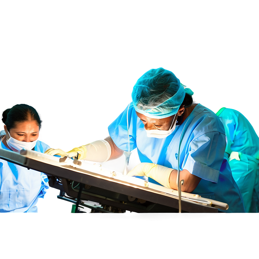 Orthopedic Surgery in Progress PNG vid60 PNG with transparent background