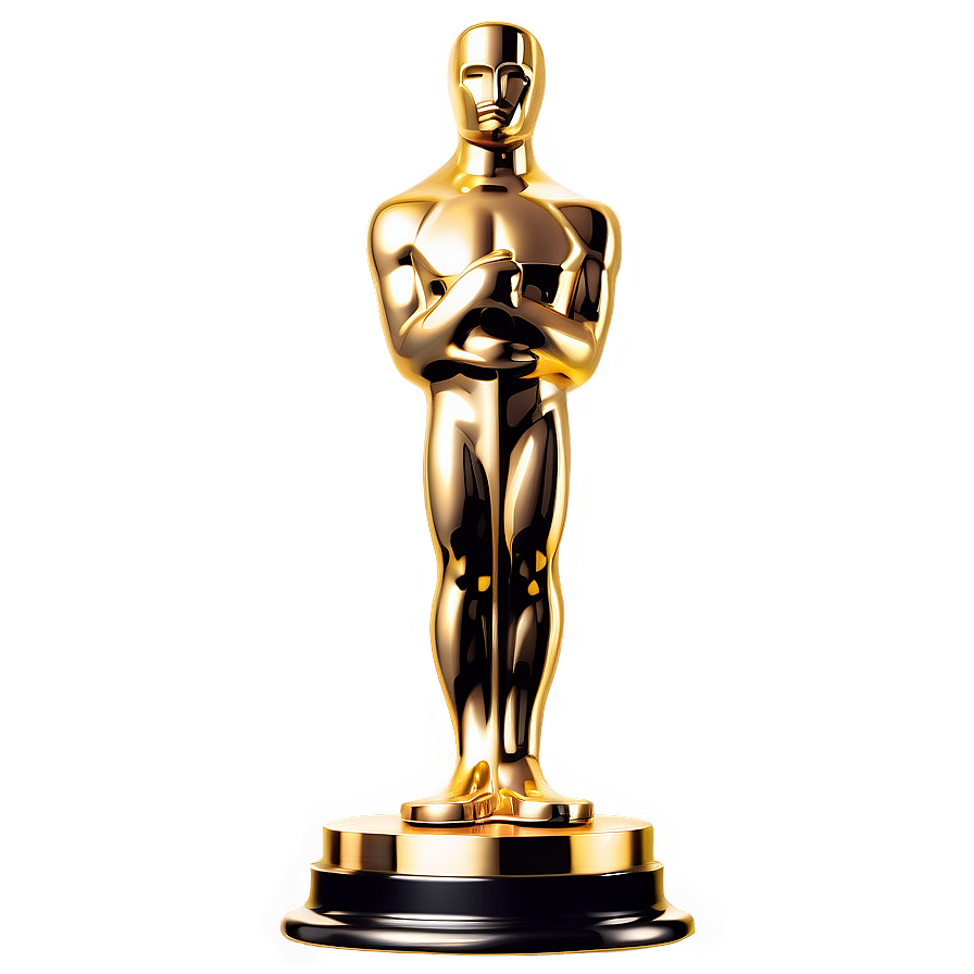 Oscar Statue In Gold Png Eaj