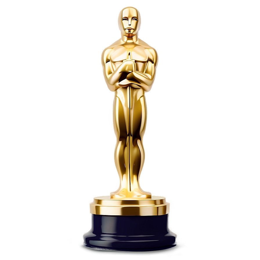 Oscar Trophy Close-up Png 51