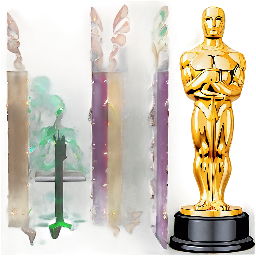 Oscar Trophy Shelf Png Pkp