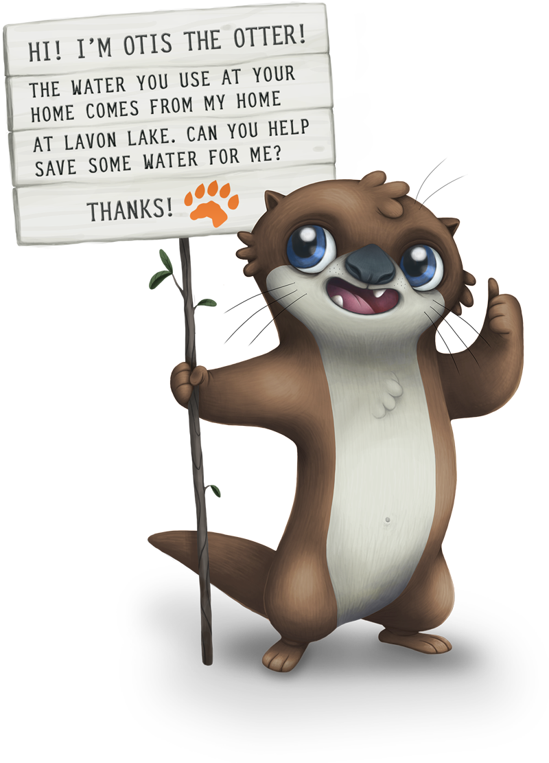 Hi I’m Otis The Otter My Den Is Near Lavon Lake, Where - Otis The Otter, HD Png Download PNG with transparent background