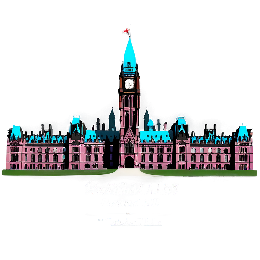 Ottawa Parliament Hill PNG 06202024 PNG with transparent background