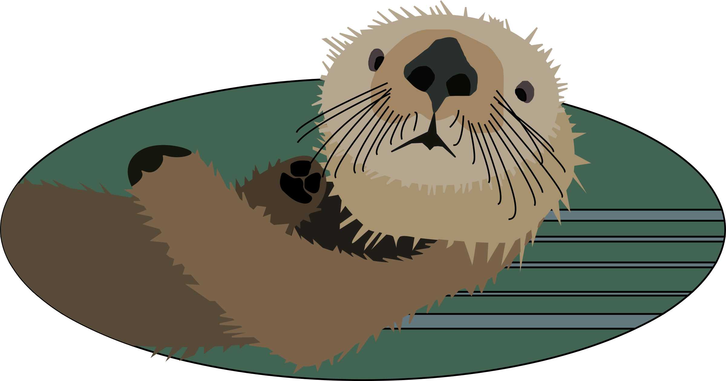 Otter, Animal, Mammal, Wildlife, Nature, River, Zoo - Sea Otter Clipart, HD Png Download PNG with transparent background