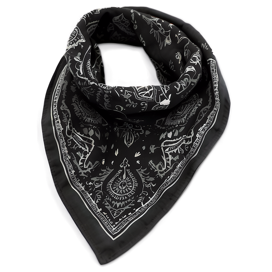 Outdoor Black Bandana Png 06122024