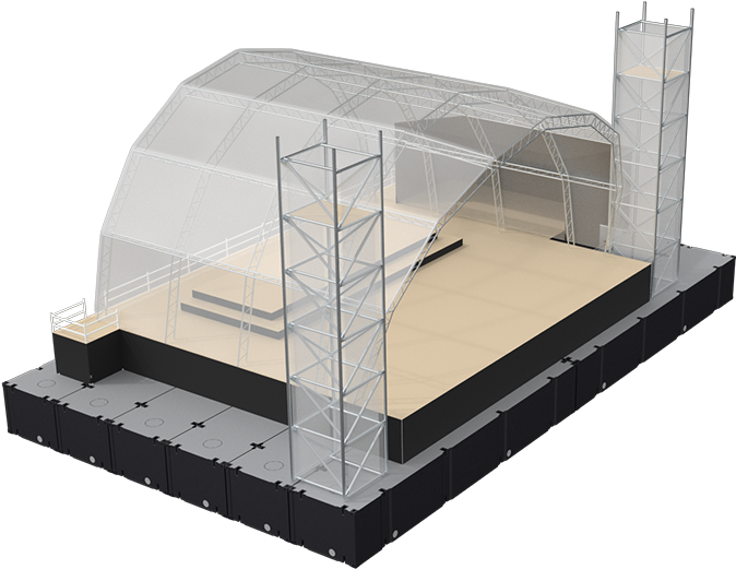 Pontoon Stage, HD Png Download PNG with transparent background