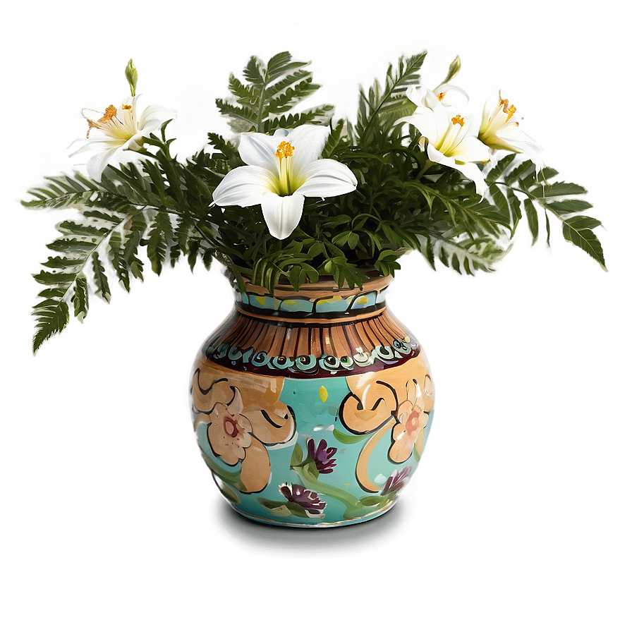 Outdoor Flower Vase Png 06122024