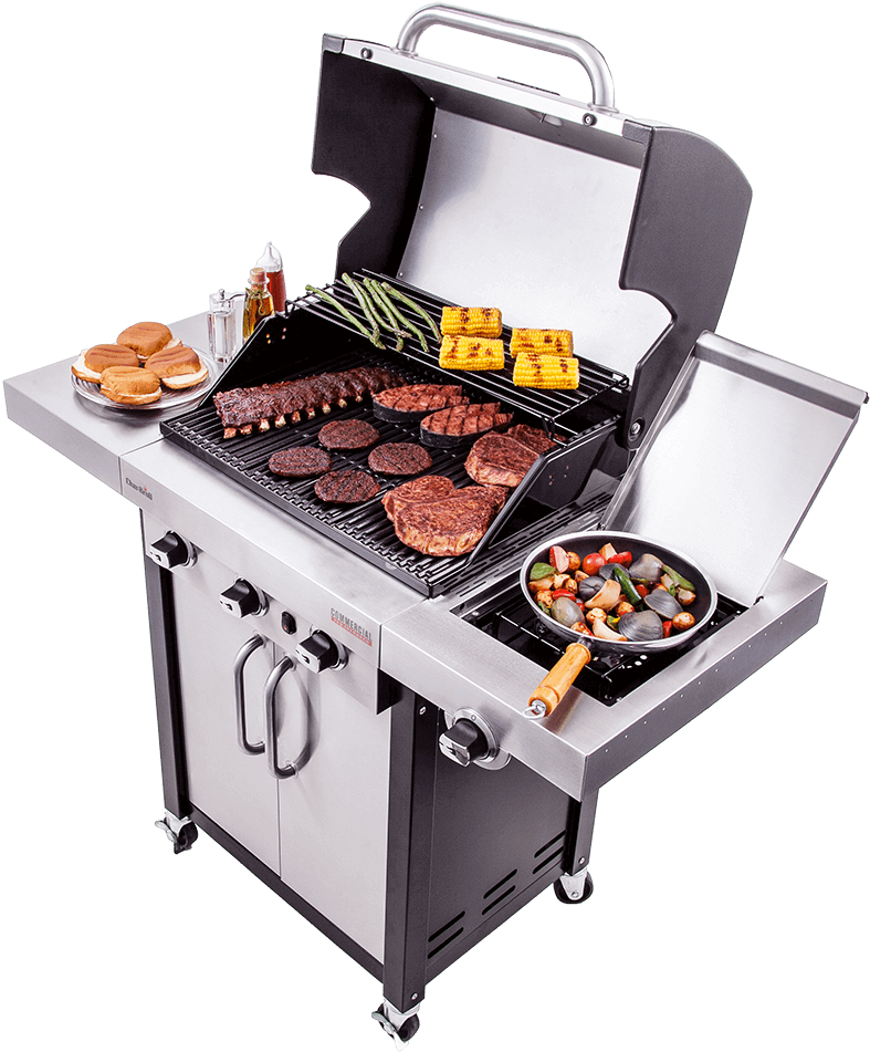 Char Broil Tru Infrared ™ Commercial 3 Burner, HD Png Download PNG with transparent background