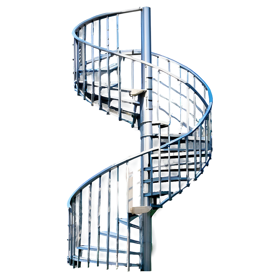 Outdoor Metal Spiral Staircase Png Tgn