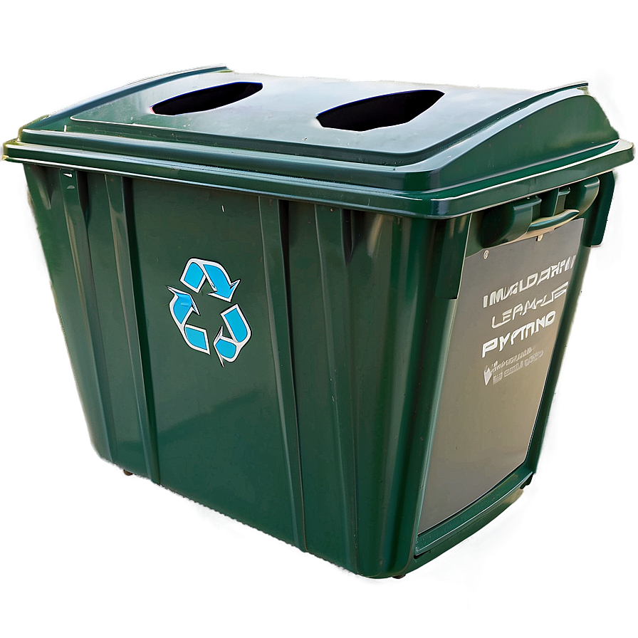 Outdoor Recycling Bin PNG 06212024 PNG image with a transparent background, free high-resolution download