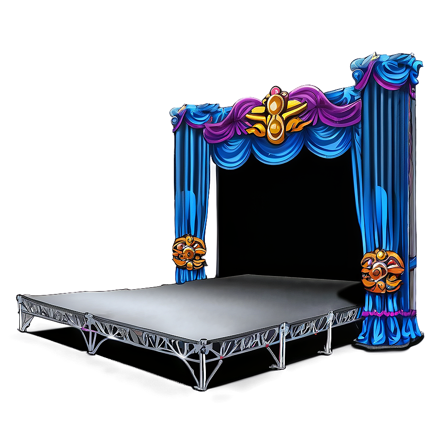 Outdoor Stage Setup PNG mes28 PNG with transparent background