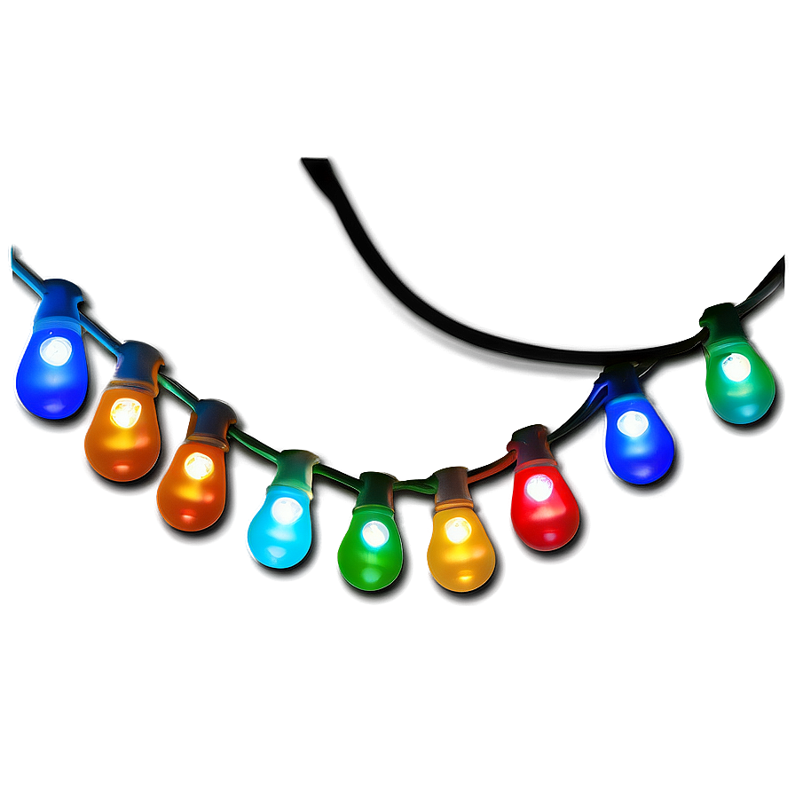 Outdoor String Lights PNG ckh73 PNG with transparent background