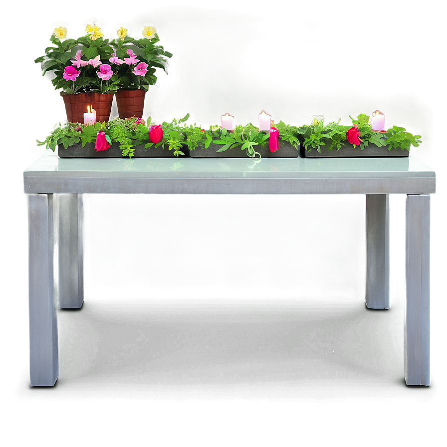 Outdoor Table For Garden Party Png 69