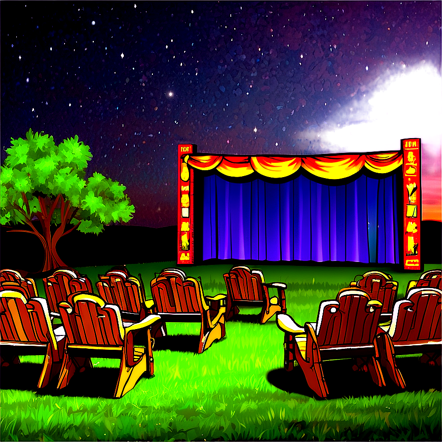 Outdoor Theater Night PNG 34 PNG with transparent background
