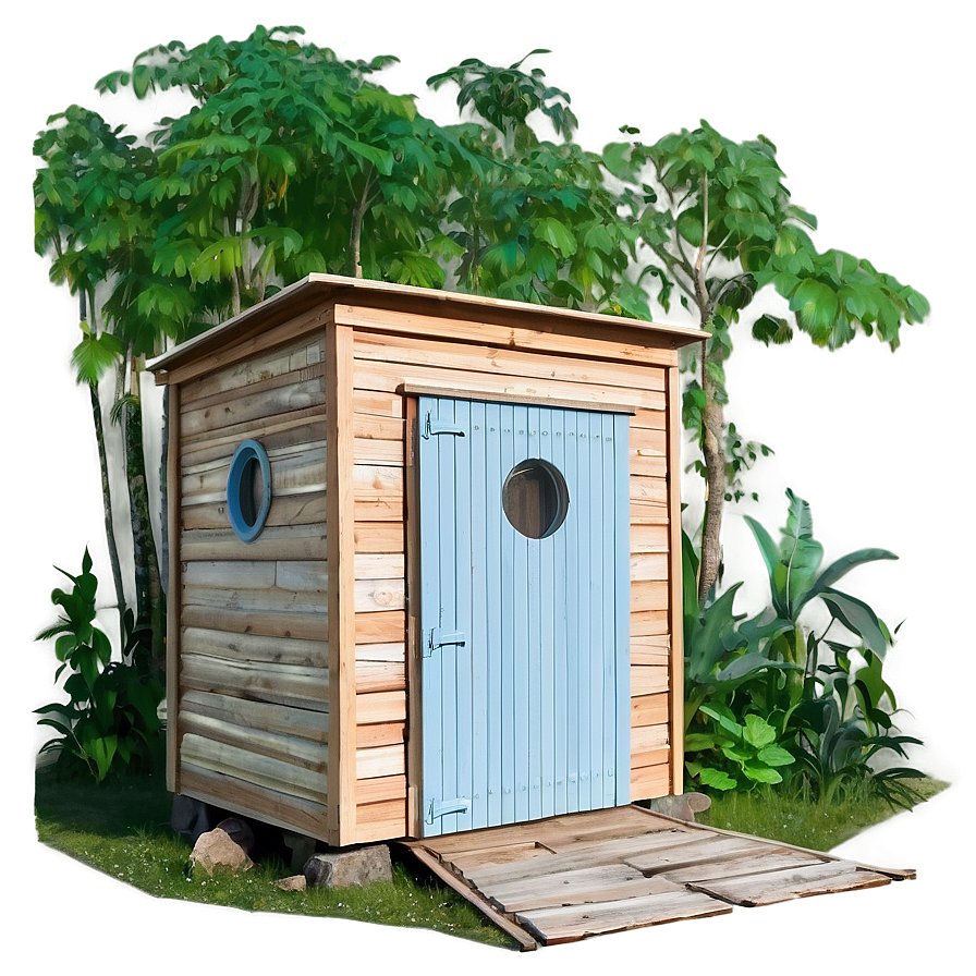 Outhouse With A View Png Tbj