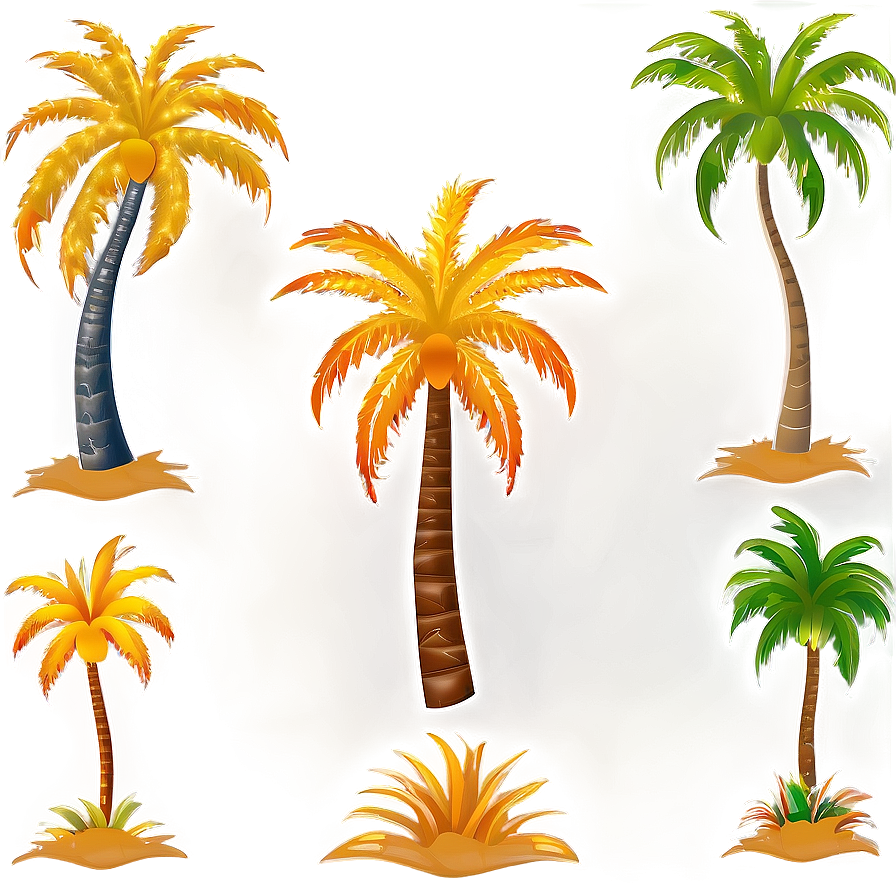 Outline Of Palm Trees Png 05042024