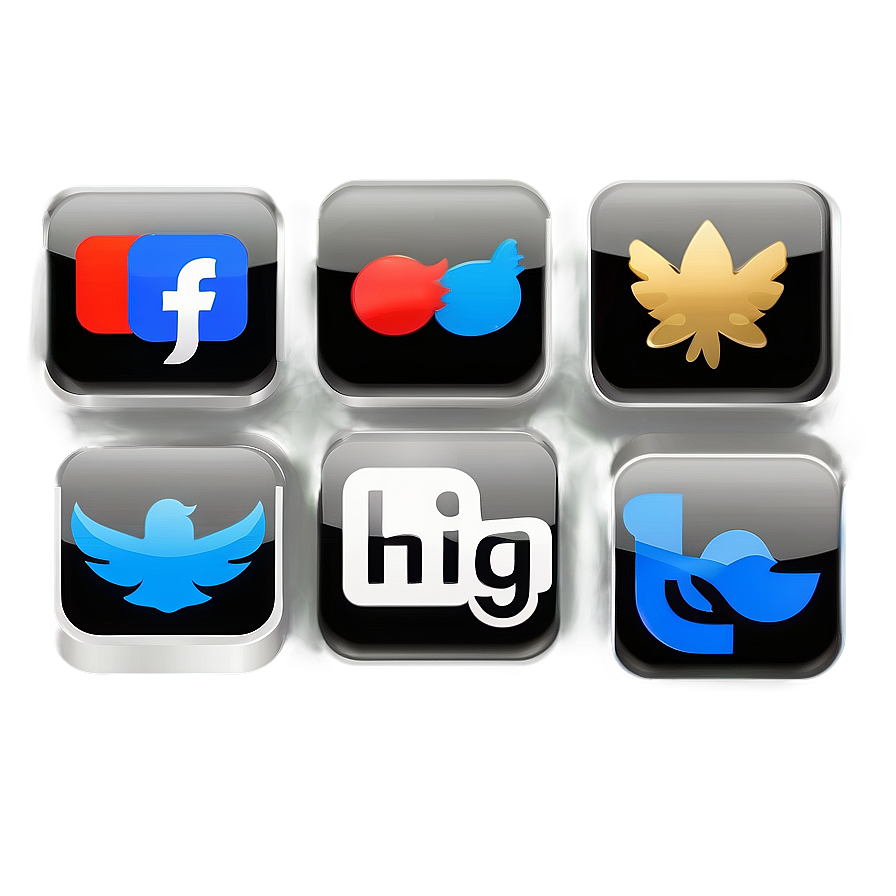 Outline Social Media Icons Png Lvj80