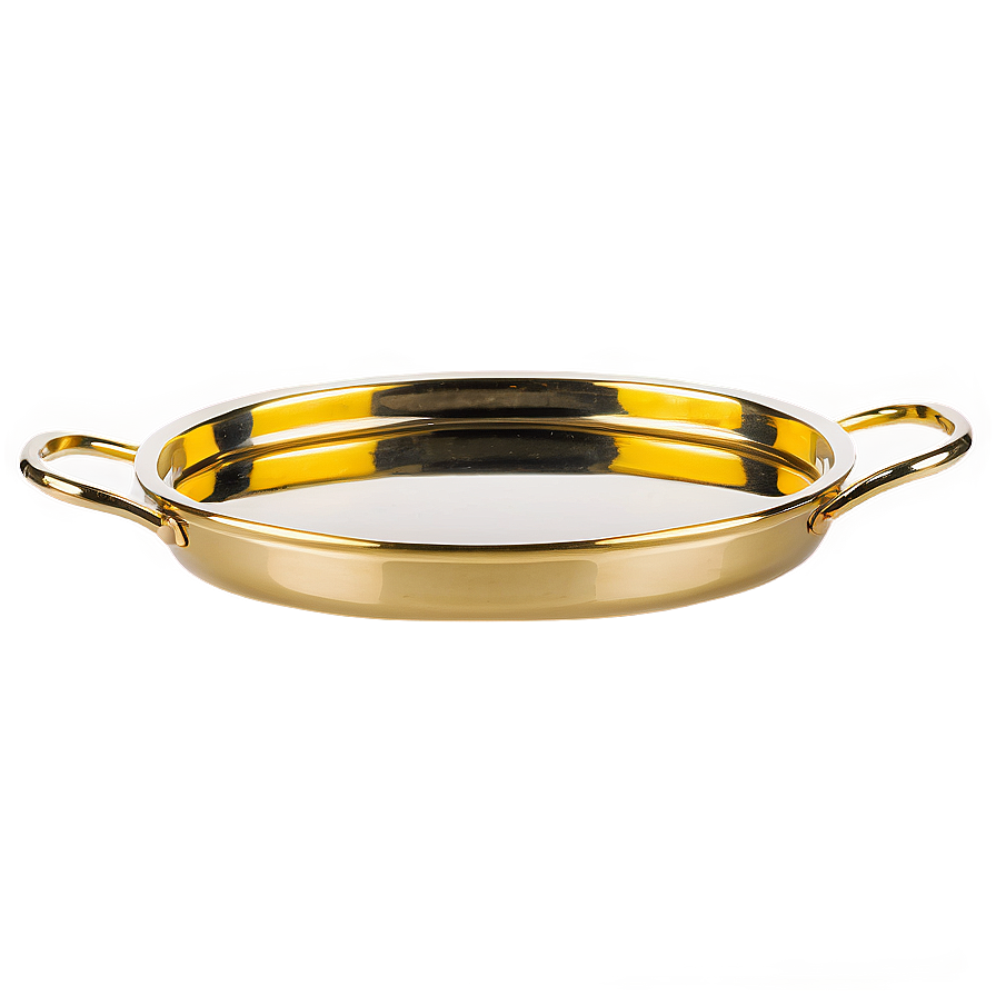 Oval Gold Tray Png Ful54