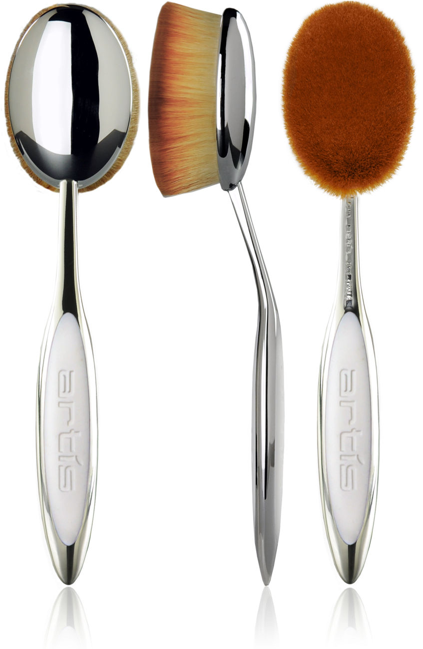 Oval Makeup Brushes Set