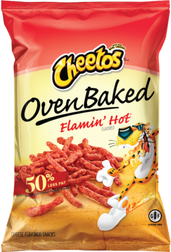 Oven Baked Flamin Hot Cheetos Package