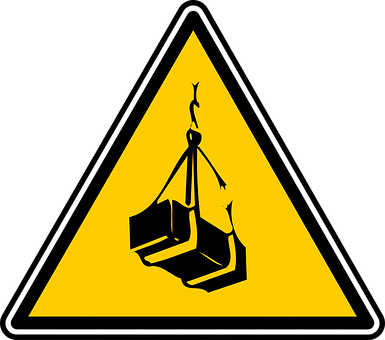 Overhead Hazard Warning Sign