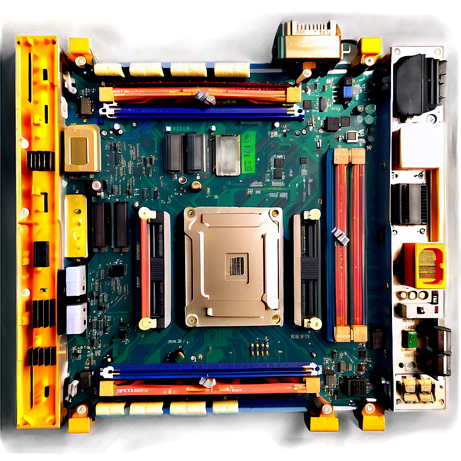 Overhead Motherboard View Png 06202024