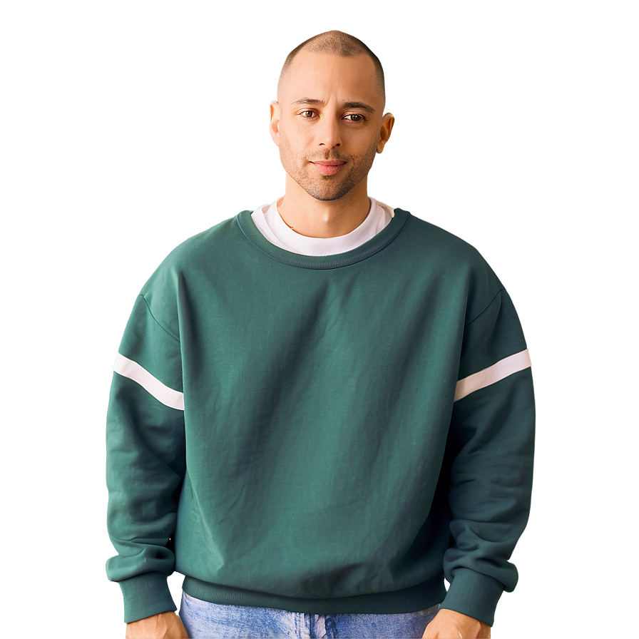Oversized Sweatshirt Photo PNG qkb PNG image with a transparent background, free high-resolution download