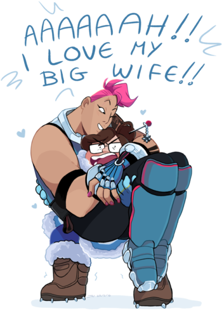 Overwatch Meiand Zarya Hug