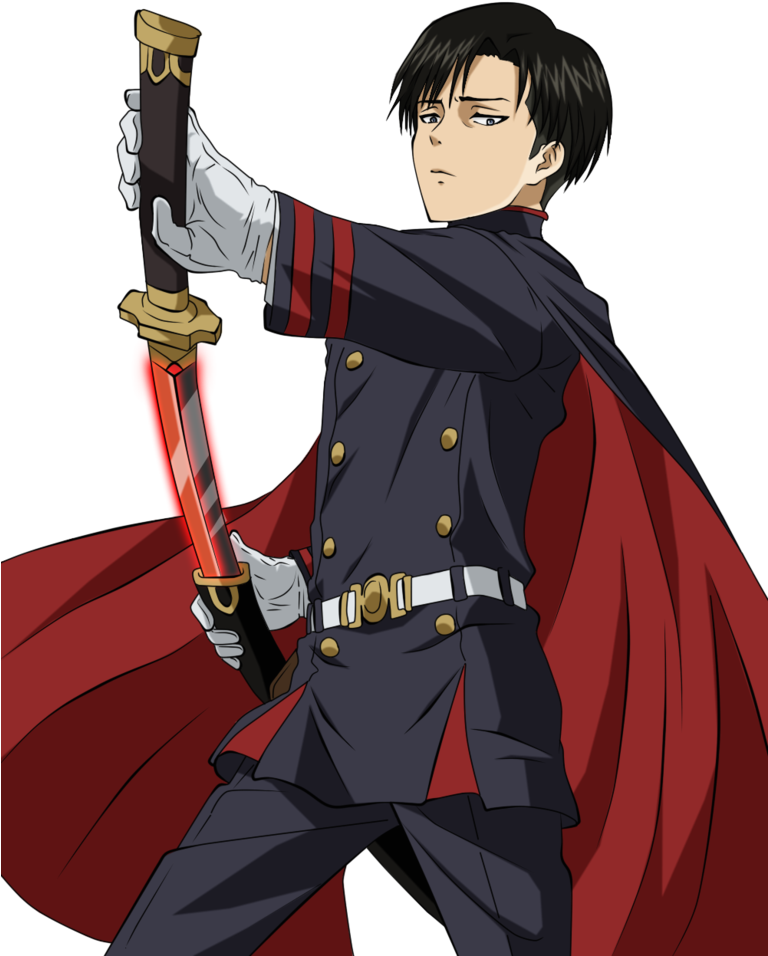 Owari No Seraph, Levi Ackerman, Shingeki No Kyojin, PNG with transparent background