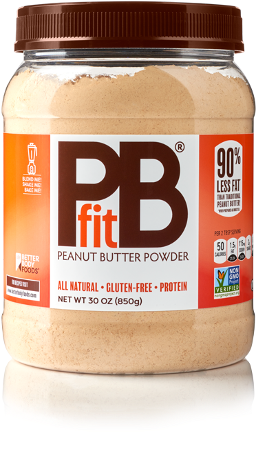 P Bfit Peanut Butter Powder Jar