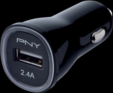 P N Y Car Charger2.4 A U S B Port